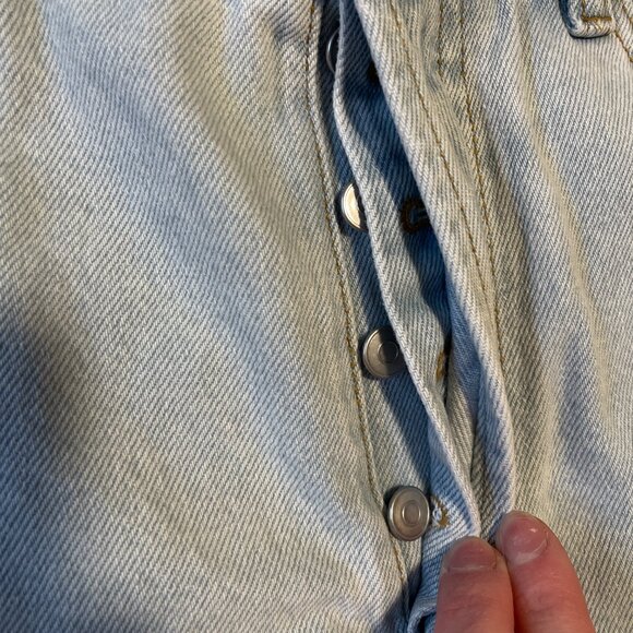 Harlow Denim Jean Light Wash Shorts Rips size 27 - Picture 5 of 5